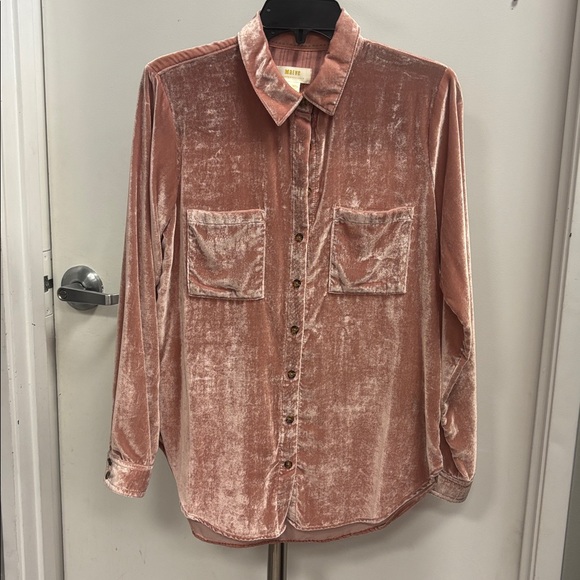 Velvet Anthropologie Maeve Burton down top - Picture 4 of 9